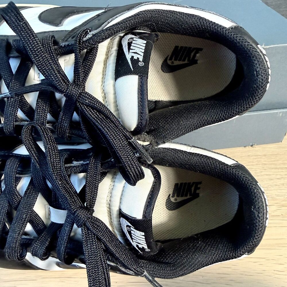 Nike Dunk Low Panda Black White Athletic Sneaker DD1503-101 Women's Size 12 - Picture 9 of 12